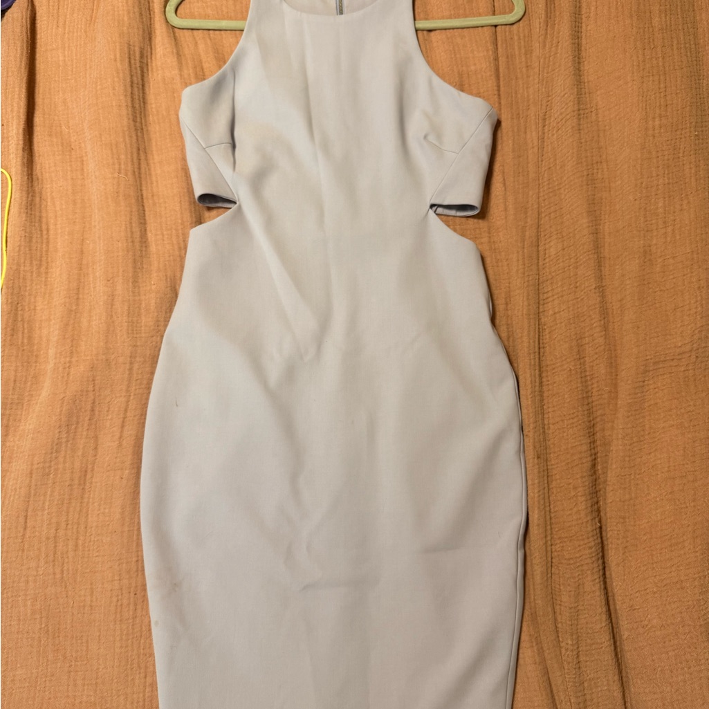 Elizabeth And James Lavender Bodycon Midi Dress